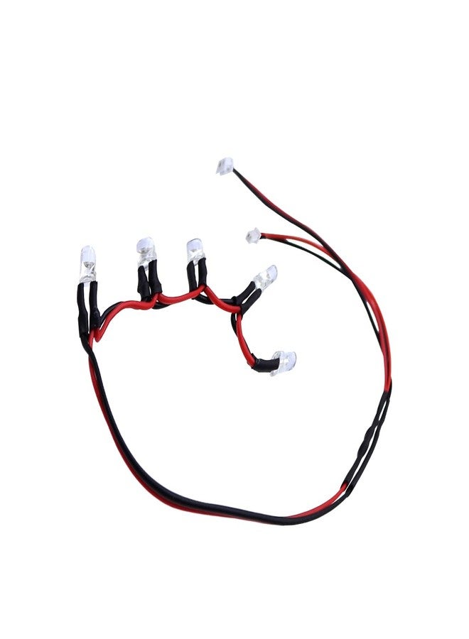 FACCNOY LED Light Roof Lamp Lights for FMS FCX24 K5 1/24 RC Crawler Car 5 LED Serial Connections Decoration Parts - Image 3